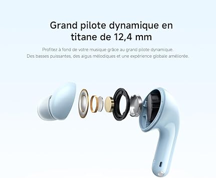 Xiaomi Redmi Buds 6 Lite Écouteurs sans Fil Bluetooth 5.3 – Image 3