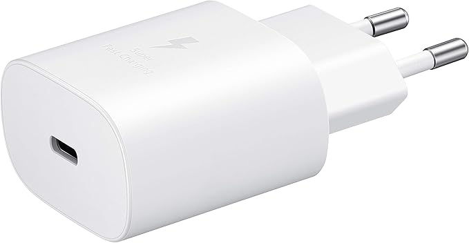 Samsung Chargeur USB C, Adaptateur Secteur 25W Ultra Rapide Blanc – Image 2