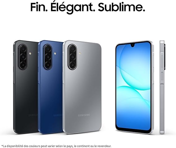 Samsung Galaxy A17 5G 128 Go, Smartphone Android déverrouillé, écran 6,7\", Batterie 5000 mAh, Gris, Version FR – Image 6