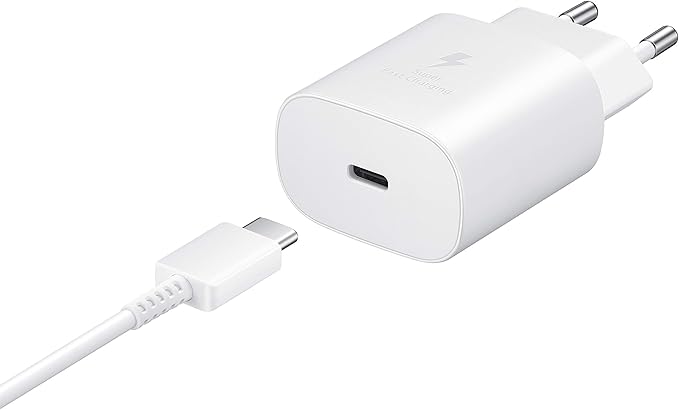 Samsung Chargeur USB C, Adaptateur Secteur 25W Ultra Rapide Blanc – Image 5