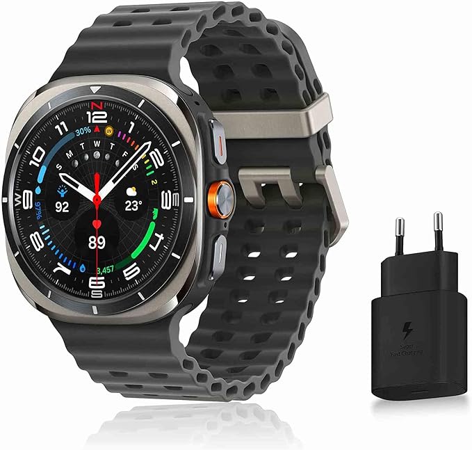 Samsung Galaxy Watch Ultra, 4G, Argent Titane,
